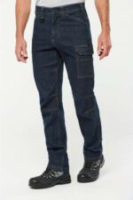 FÉRFI TÖBBZSEBES DENIM NADRÁG - Image 6